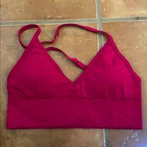 NWOT Lululemon Ebb to Street Bra 4 Red